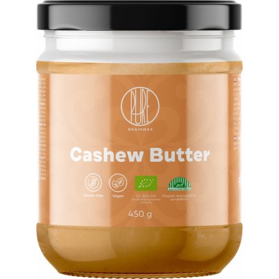 BrainMax Pure Bio Cashew Butter 100% Kešu krém 30 g