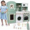 Dětská kuchyňka Classic World Velká vintage dřevěná kuchyňka pro děti + příslušenství