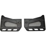 Poloviční dveře, Přední, Černá, S bočními zrcátky, Serie Raptor, Jeep Wrangler JL, Jeep Gladiator JT