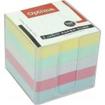Barevná kostka OPTIMA 9 × 9 × 9 cm v plastovém stojánku 22944 – Hledejceny.cz