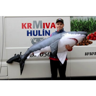 Gaby Plyšová ryba MONSTER ŽRALOK BÍLÝ 200 – Zboží Mobilmania