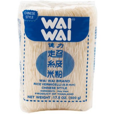 Wai Wai Vlasové rýžové nudle Vermicelli Chinese style 0,5 kg – Zboží Mobilmania