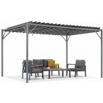 Garden Point terasová pergola Tasos 3x6m Antracitová – Zboží Mobilmania