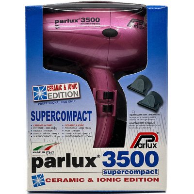 Parlux 3500 Supercompact Ceramic & Ionic – Zboží Mobilmania