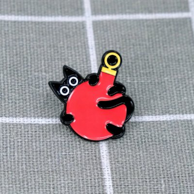 Pinarna Černá kočka na vánoční ozdobě – Zboží Dáma