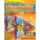 NEW HEADWAY PRE-INTERMEDIATE THIRD EDITION STUDENT´S BOOK WITH CZECH WORDLIST - John a Liz Soars