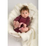 JOŽÁNEK Kojenecké body s dlouhým rukávem bordo bordo – Hledejceny.cz