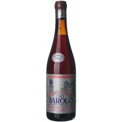 Alessandria Luigi & Figli Barolo suché červené 1970 0,72 l (holá láhev) – Hledejceny.cz
