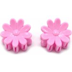 Skřipečky - kytička, 2 ks Barva: fialová – Hledejceny.cz