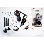 BIKETEC motocyklová zásuvka zapalovače s jednou zásuvkou USB s pojistkou montáž na řídítka/trubku (EL) – Sleviste.cz