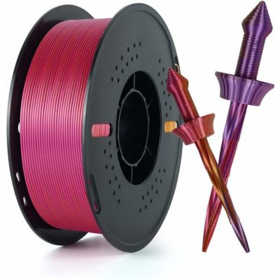 Kingroon PLA TRI COLOR 1,75 mm 1kg Červená/Zlatá/Fialová – Zboží Živě