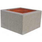 HTI Monte Mahagon Říční kámen obarvený na červeno – Hledejceny.cz