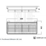 Vzduchový filtr BLUE PRINT ADBP220118 – Hledejceny.cz