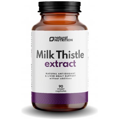 Natural Nutrition Milk Thistle EXTRAKT 90 kapslí
