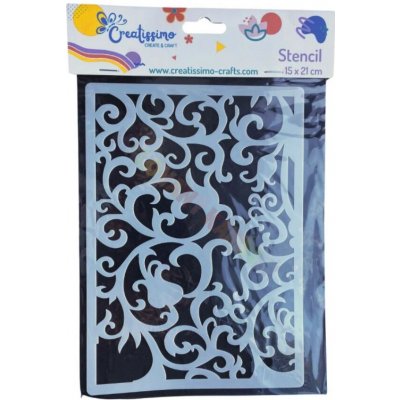 Creatissimo plastová šablona Design Keř 15 x 21 cm – Zboží Dáma Creatissimo plastová šablona Design Keř 15 x 21 cm – Zboží Dáma