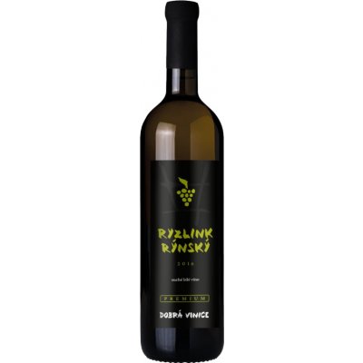 Dobrá Vinice Ryzlink rýnský 2017 12,5% 0,75 l (holá láhev) – Hledejceny.cz