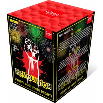 Gaoo Fireworks Ohňostroj REVOLUTION baterie 25 ran L25-4