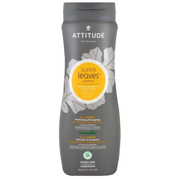 Attitude Super leaves normální vlasy pánský Shampoo & tělové mýdlo 473 ml