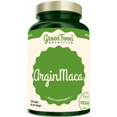 GreenFood Nutrition ArginMaca 120 kapslí