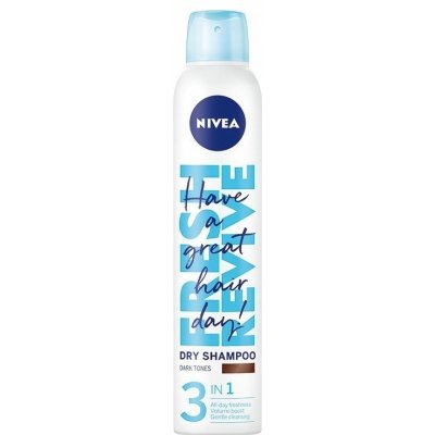 Suchý šampon pro brunetky Nivea Fresh&Mild 200 ml – Zboží Mobilmania