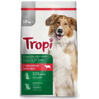Tropi Adult hovězí 10 kg – Zboží Mobilmania