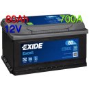 Exide Excell 12V 80Ah 700A EB802