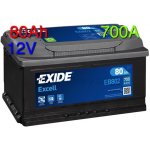 Exide Excell 12V 80Ah 700A EB802 – Hledejceny.cz