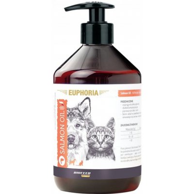 Euphoria Lososový olej pro psy a kočky podpora imunity 1000 ml – Hledejceny.cz