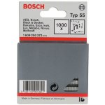 BOSCH Úzké sponky do sponkovačky, typ 55 6 x 1,08 x 16 mm (1000 ks) 1609200372 – Zboží Mobilmania