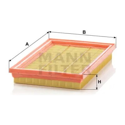 MANN FILTER Vzduchový filtr C 2748 – Hledejceny.cz