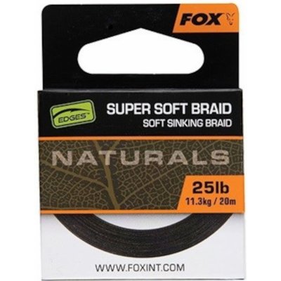 Fox Fox návazcová šňůrka naturals soft braided hooklength 20m 25lb – Hledejceny.cz