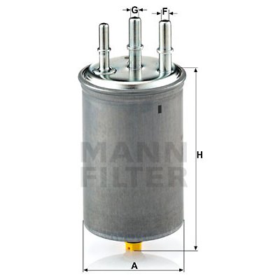 MANN-FILTER Palivový filtr WK 829/7