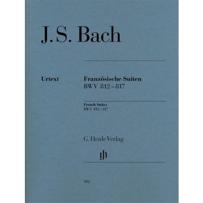 J. S. Bach French Suites BWV 812-817 noty na klavír – Sleviste.cz