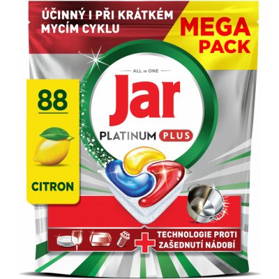 Jar Platinum Plus Lemon kapsle do myčky 88 ks – Zboží Dáma