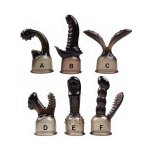 Bdsm Bondage Shop Silikonový nástavec na masážní přístroj Provedení D – Zboží Dáma