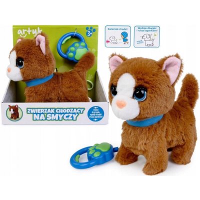 Artyk Interaktivní plyšová kočička vícebarevná zvuková 26 cm – Zboží Mobilmania