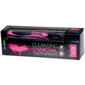 Xpel Oral Care Cleansing Charcoal Zubní pasta 100 ml + zubní kartáček dárková sada