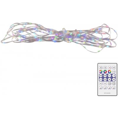 Polux LED RGB Vánoční řetěz LED 10W 5V 10 m USB + dálkové ovládání SA2078 – Hledejceny.cz