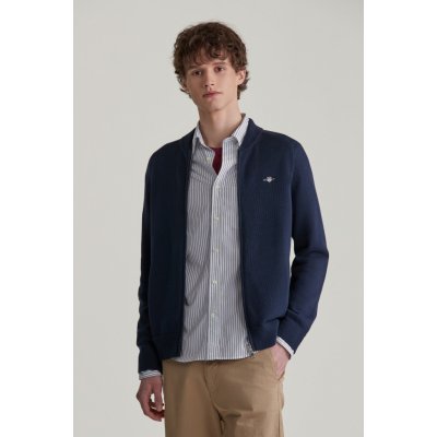 Gant Casual Cotton Bomber Cardigan Evening Blue – Sleviste.cz