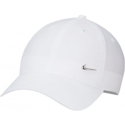 Nike Dri-Fit Club Unstructured Metal Swoosh Cap pure platinum/metalic silver – Hledejceny.cz