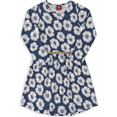 Dívčí šaty BEE LOOP VLČÍ MÁKY modré – Sleviste.cz