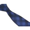 Kravata Pánská kravata modrá kostkovaná