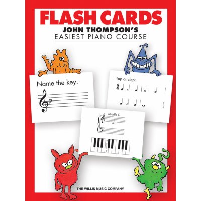 Flash Cards John Thompson's Easiest Piano Course noty na klavír 996057 – Zboží Mobilmania