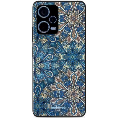 Pouzdro Mobiwear Glossy Xiaomi Redmi Note 12 Pro 5G - G038G - Modré mandala květy