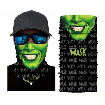 Šátky na hlavu či obličej zelená Maska – Zboží Mobilmania