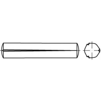 TOOLCRAFT TO-5438229 kuželový rýhovaný kolík 2 mm ocel 250 ks – Hledejceny.cz