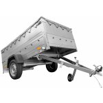 Garden Trailer 230 KIPP s podpěrným kolem, BIS sajtny, rámem H-0 a šedou plachtou – Zbozi.Blesk.cz