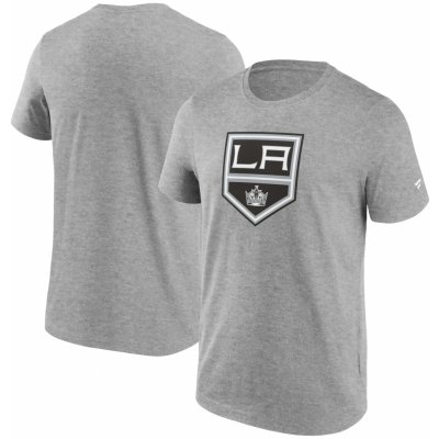 Fanatics pánské tričko Los Angeles Kings Primary Logo Graphic T-Shirt Sport Gray Heather – Zboží Mobilmania