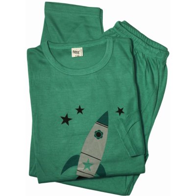 Rocket dětské pyžamo tm.zelená