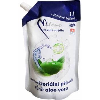 Miléne Aloe Vera antibakteriální tekuté mýdlo náhradní náplň 1 l